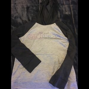 USED/LIKE NEW Girls youth Adidas hoodie